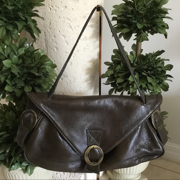 Leather Green Moss Hobo Bag - Picture 4 of 11
